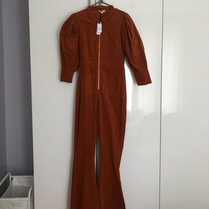 WeWoreWhat burnt orange overall for sale!